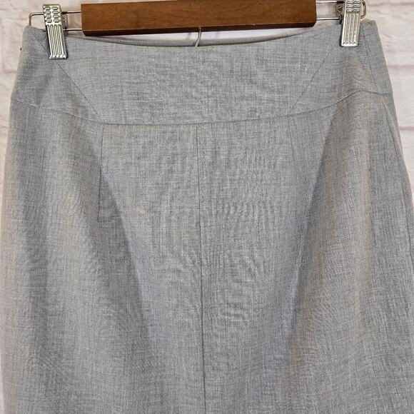 M The Limited Collection Gray Pencil Skirt Womens Size 0 Office Career Business - Picture 7 of 11